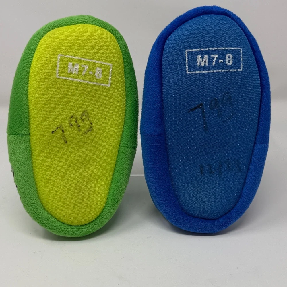 PJ Masks Gekko and Catboy Plush Bootie Slippers Size M 7-8